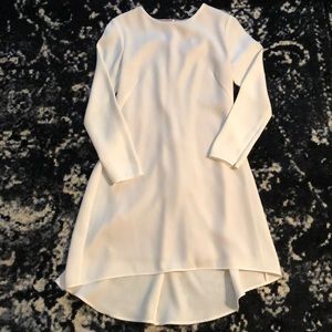 White Nha Khanh Hi Lo Dress w/Long Sleeves